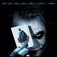 El caballero oscuro : poster Christopher Nolan, Heath Ledger