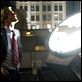 El caballero oscuro : photo Aaron Eckhart, Christopher Nolan