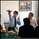 La novia vestía de negro : photo Claude Rich, François Truffaut, Michael Lonsdale, Michel Bouquet