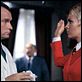 photo Claude Chabrol, Jean Seberg, Michel Bouquet