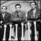 photo Andre Versini, Charles Aznavour, Etienne Bierry, Jean-Louis Trintignant