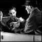 photo Alfred Hitchcock, Madeleine Carroll, Robert Donat