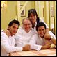 photo Alexandre Thibault, Bernard Le Coq, Jennifer Lauret, Kamel Belghazi