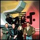 V : photo Faye Grant, Marc Singer, Michael Ironside, Michael Wright, Mickey Jones