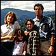 Un pueblo llamado Dante's Peak : photo Jamie Renee Smith, Jeremy Foley, Linda Hamilton, Pierce Brosnan, Roger Donaldson