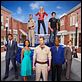 Eureka : photo Colin Ferguson, Ed Quinn, Erica Cerra, Frances Fisher, Joe Morton