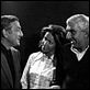 <b>Charles Gérard, Claude Lelouch, Françoise Fabian, Lino Ventura</b> Foto  : La Bonne année