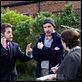 In the Loop : photo Armando Iannucci, Steve Coogan, Tom Hollander