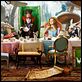 Alicia en el País de las Maravillas : photo Anne Hathaway, Helena Bonham Carter, Johnny Depp, Mia Wasikowska , Tim Burton