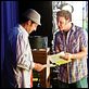 Hazme reír : photo Adam Sandler, Judd Apatow, Seth Rogen