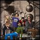 Big Bang : photo Jim Parsons, Johnny Galecki, Kaley Cuoco, Kunal Nayyar, Simon Helberg