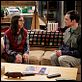 Big Bang : photo Johnny Galecki, Mayim Bialik