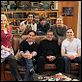 Big Bang : photo Jim Parsons, Johnny Galecki, Kaley Cuoco, Kunal Nayyar, Leonard Nimoy