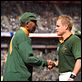 Invictus : photo Clint Eastwood, Matt Damon, Morgan Freeman