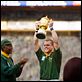 Invictus : photo Clint Eastwood, Matt Damon, Morgan Freeman