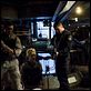 Stargate : Universe : photo Alaina Huffman, Brian J. Smith, Lou Diamond Phillips, Robert Carlyle