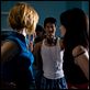 Kaboom : photo Gregg Araki, Haley Bennett, Roxane Mesquida