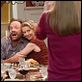 Con C mayúscula : photo Cynthia Nixon, John Benjamin Hickey, Laura Linney