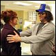 Rockefeller Plaza : photo Judah Friedlander, Susan Sarandon