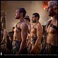 Spartacus: Sangre y arena : photo Andy Whitfield, Jai Courtney, Peter Mensah
