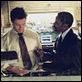 The Wire : photo Clarke Peters, Dominic West