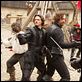 Los tres mosqueteros : photo Logan Lerman, Luke Evans, Matthew MacFadyen, Paul W.S. Anderson, Ray Stevenson