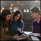 Smash : photo Christian Borle, Debra Messing, Katharine McPhee