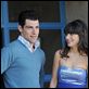 New Girl : photo Max Greenfield, Zooey Deschanel