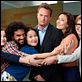 Go On : photo Allison Miller, Julie White, Khary Payton, Laura Benanti, Matthew Perry