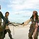 Piratas del Caribe 2: El cofre del hombre muerto : photo Gore Verbinski, Jack Davenport, Johnny Depp, Orlando Bloom