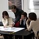 <b>Alejandro Agresti, Cynthia Kaye McWilliams, Dylan Walsh, Ebon Moss-Bachrach, Sandra Bullock</b> Foto  : La casa del lago