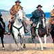 Silverado : photo Danny Glover, Kevin Costner, Kevin Kline, Lawrence Kasdan, Scott Glenn