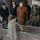 <b>Gert Frobe, Guy Hamilton, Harold Sakata, Ian Fleming, Sean Connery</b> Foto  : James Bond contra Goldfinger