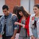 <b>Lorena Mateo, Lucía Ramos, Nasser Saleh</b> Foto : Física o Química