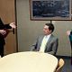The Office : photo Ed Helms, James Spader, Maura Tierney