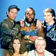 El Equipo A : photo Dirk Benedict, Dwight Schultz, George Peppard, Melinda Culea, Mr. T