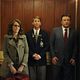 <b>Alec Baldwin, Jack MacBrayer, Tina Fey</b> Foto : Rockefeller Plaza