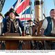 <b>Geoffrey Rush, Greg Ellis, Kevin McNally, Rob Marshall</b> Foto : Piratas del Caribe: En mareas misteriosas