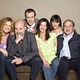 <b>Antonio Molero, Antonio Resines, Goizalde Núñez, Jaydy Michel, Jesús Bonilla</b> Foto : Los Serrano