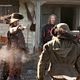 <b>Mads Mikkelsen, Paul W.S. Anderson</b> Foto : Los tres mosqueteros