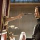 <b>Matthew MacFadyen, Paul W.S. Anderson</b> Foto : Los tres mosqueteros