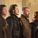 Los tres mosqueteros : photo Logan Lerman, Luke Evans, Matthew MacFadyen, Paul W.S. Anderson, Ray Stevenson