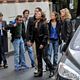 <b>Arnaud Henriet, Emmanuelle Bercot, Jérémie Elkaïm, Joey Starr, Karin Viard</b> Foto : Polisse