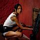 <b>Olivier Megaton, Zoe Saldana</b> Foto : Colombiana