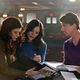 Smash : photo Christian Borle, Debra Messing, Katharine McPhee