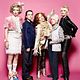 photo Jane Horrocks, Jennifer Saunders, Joanna Lumley, Julia Sawalha, June Whitfield