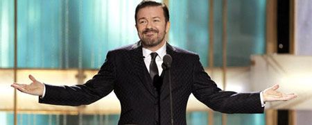 Ricky Gervais presentará los Globos de Oro de 2012