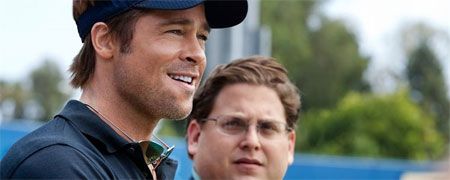 'Moneyball: Rompiendo las reglas': Lo que aprendió Jonah Hill de Brad Pitt durante el rodaje